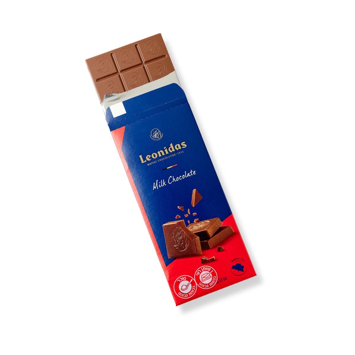 טבלת שוקולד חלב לאונידס