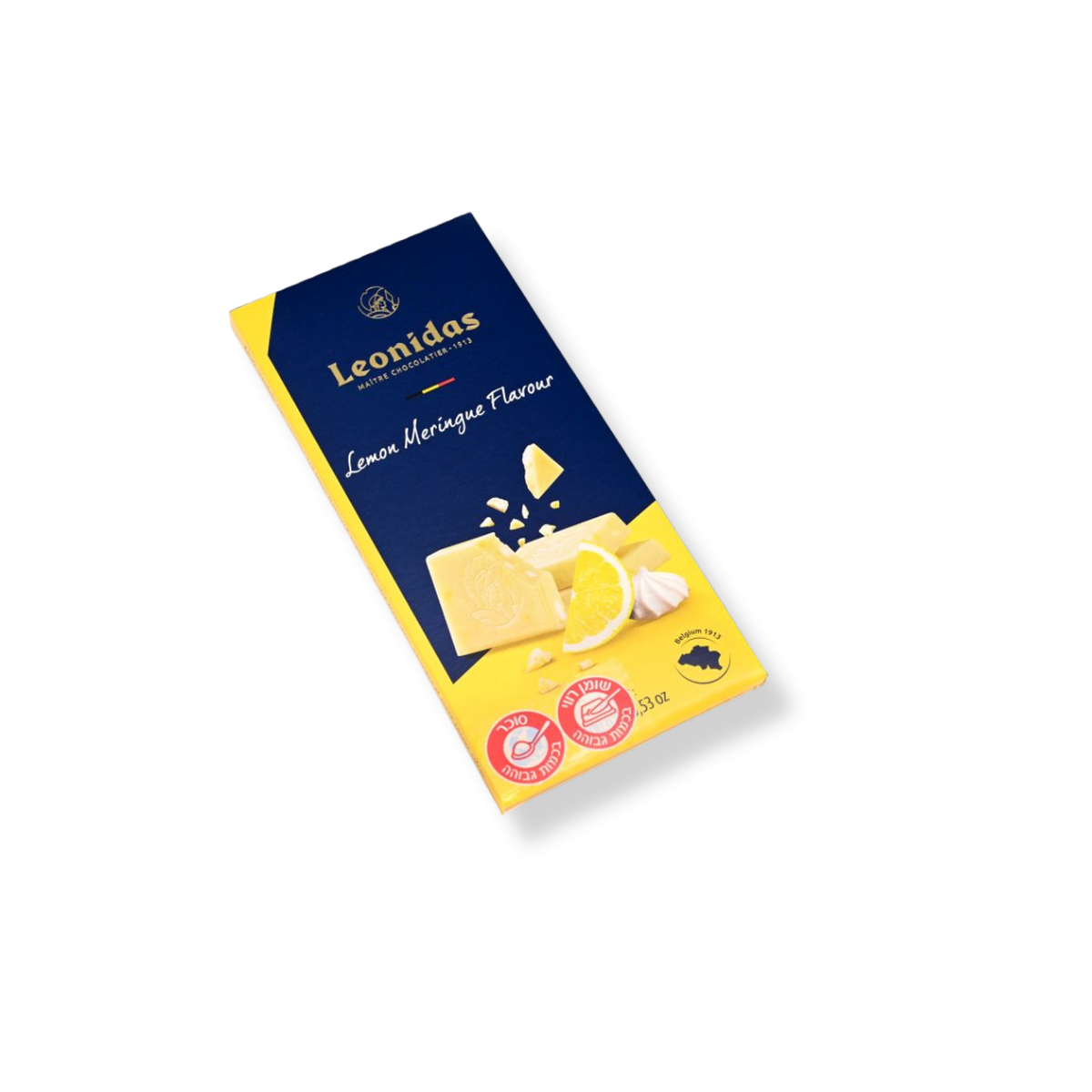 טבלת שוקולד לבן מרנג לימון