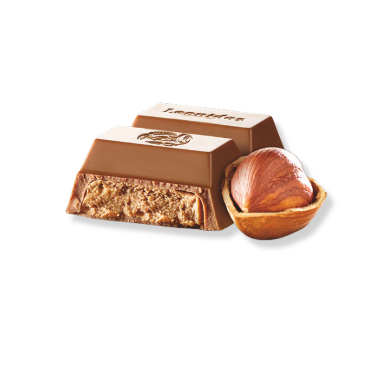 חטיף שוקולד חלב בנוגט לאונידס